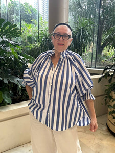 Stripe Shirt - 921 - Blue