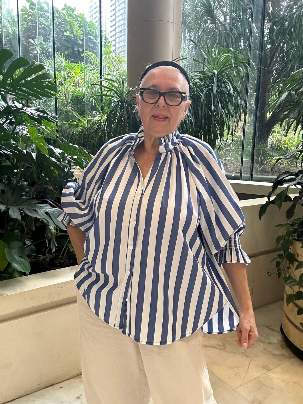 Stripe Shirt - 921 - Blue