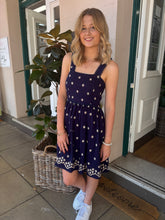 Mini flower dress-navy