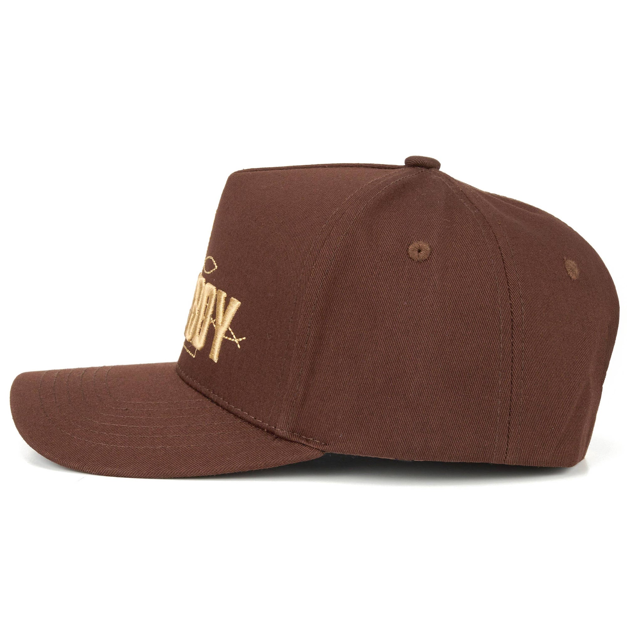 C.C COWBOY Letter Embroidered on Two Tone Trucker Hat