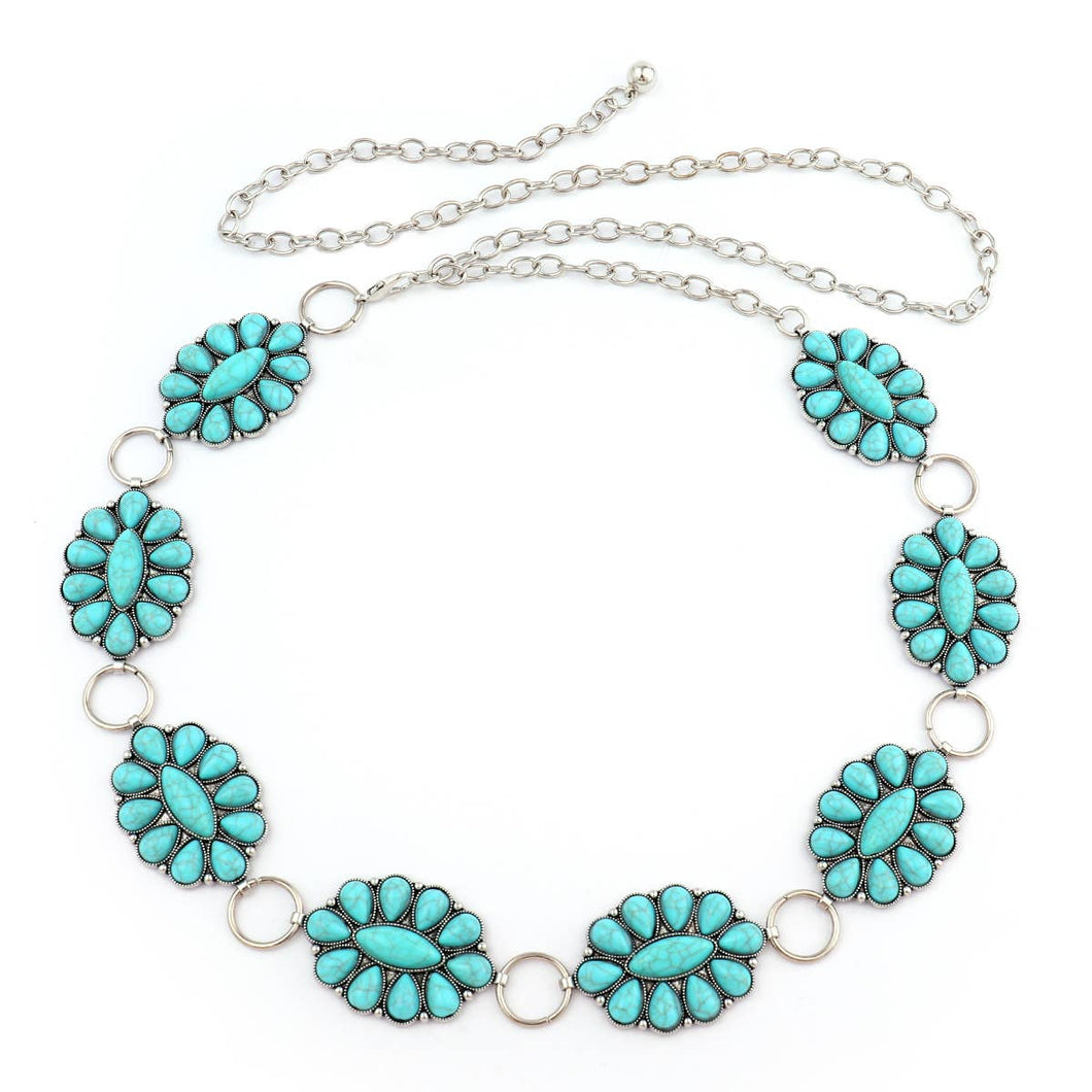 Antique SILVER with Turquoise