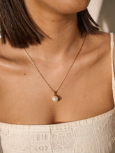 Classic Pearl 18K Gold Plated Necklace