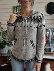 Knit - Bonnie Hoodie -  Grey