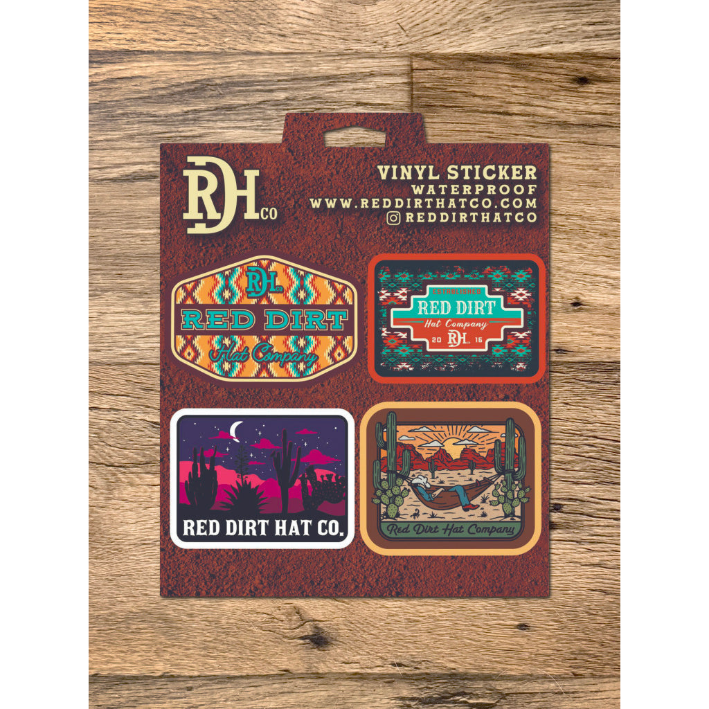Vinyl Sticker Packs Red Dirt