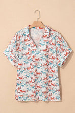 Plus Size Western Horse V-Neck Blouse