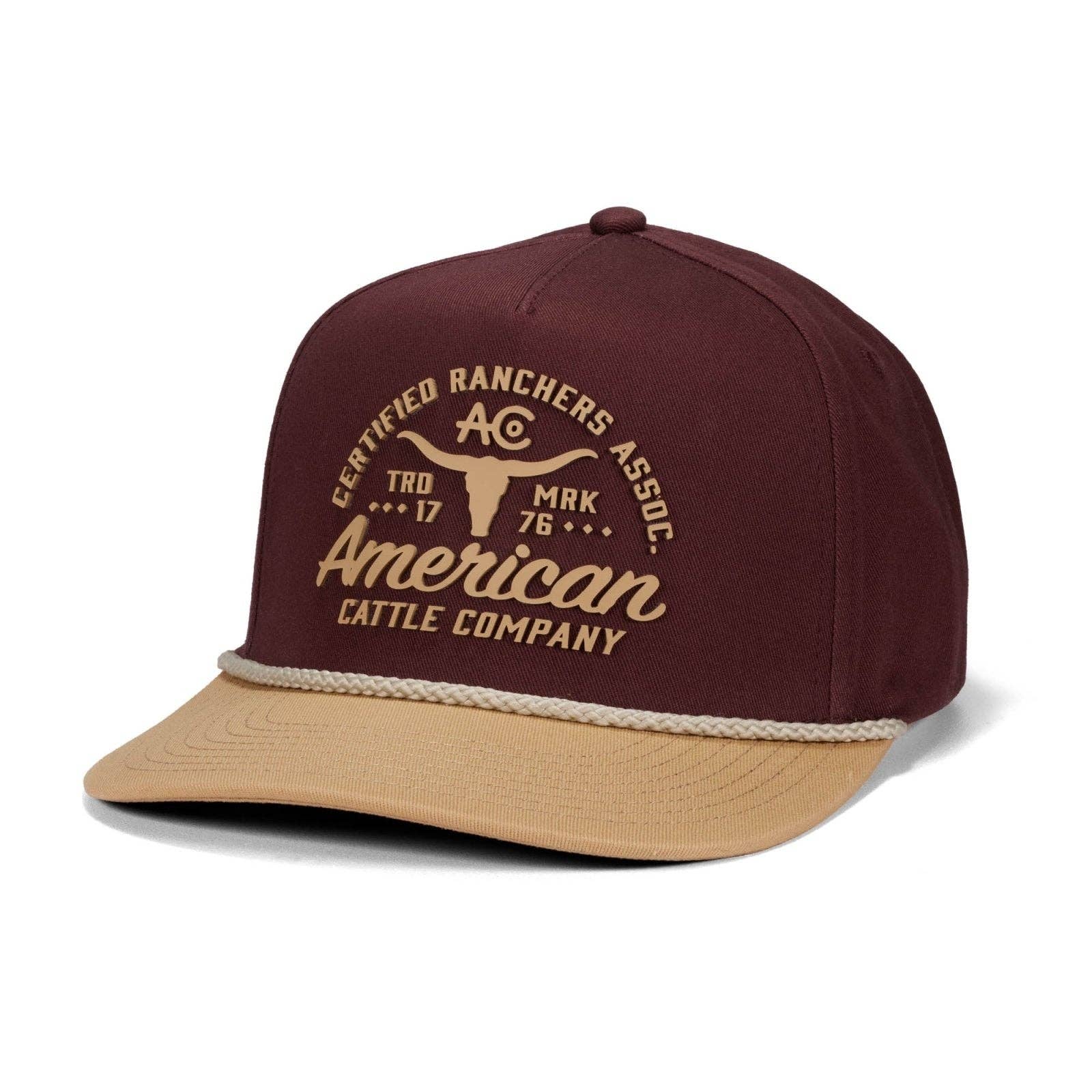 Certified Ranchers Association Hat: Maroon