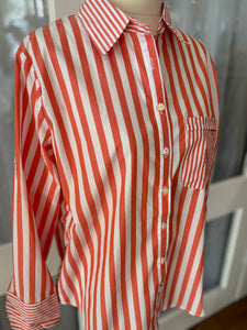 Stripe Mandarin Shirt