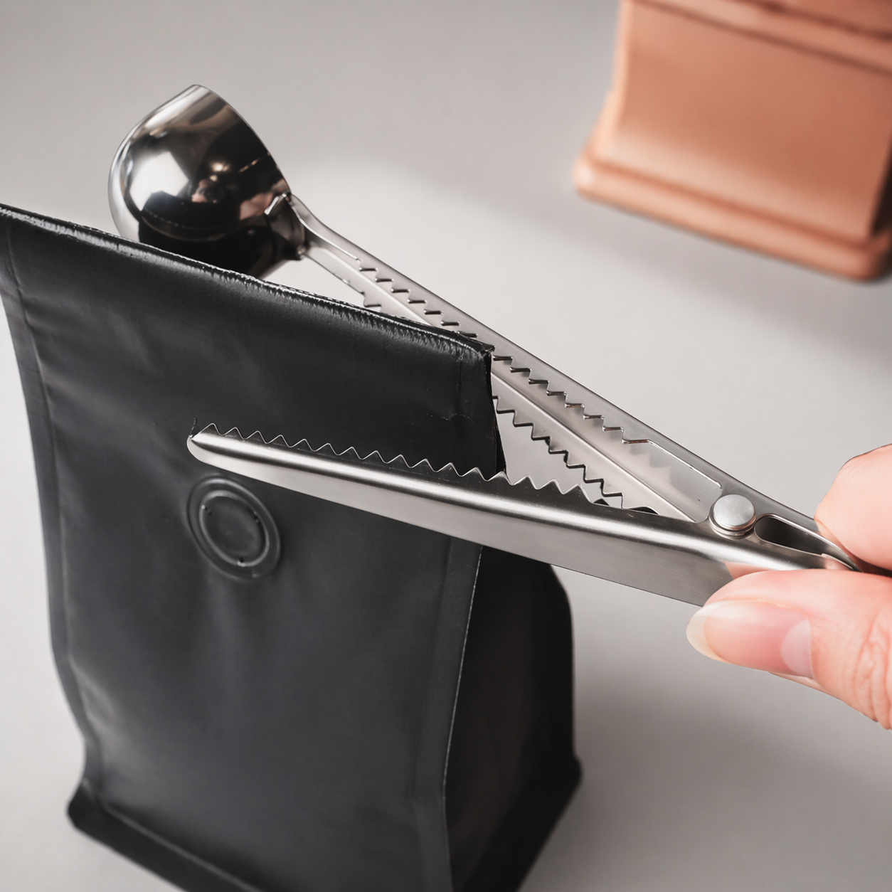 Stainless Steel Coffee Spoon with Bag Clip
