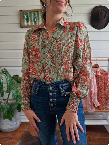 Paisley Charm Blouse