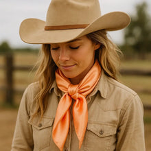 Wild Rag - 35X35" Solid Peach Scarf