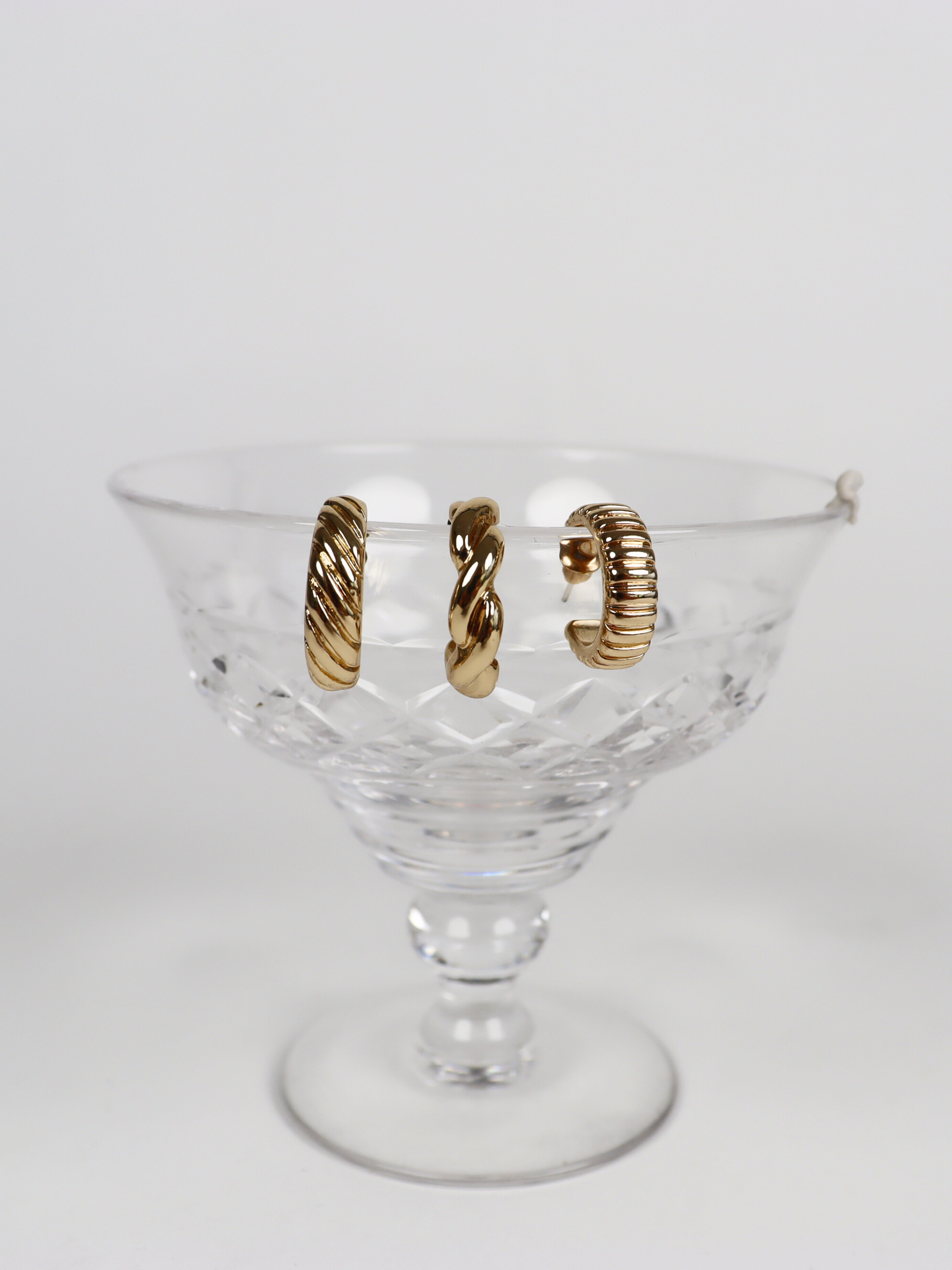 L&amp;S Mondo 3 Piece Earring Set