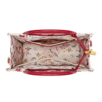 WRANGLER WESTERN PRINT COWGIRL TOTE CROSSBODY BAG red