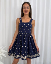 Mini flower dress-navy