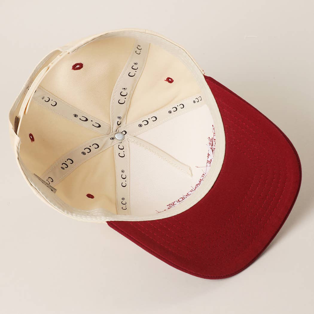 BUT DADDY, HE'S A COWBOY Embroidery Two-Tone Trucker Hat