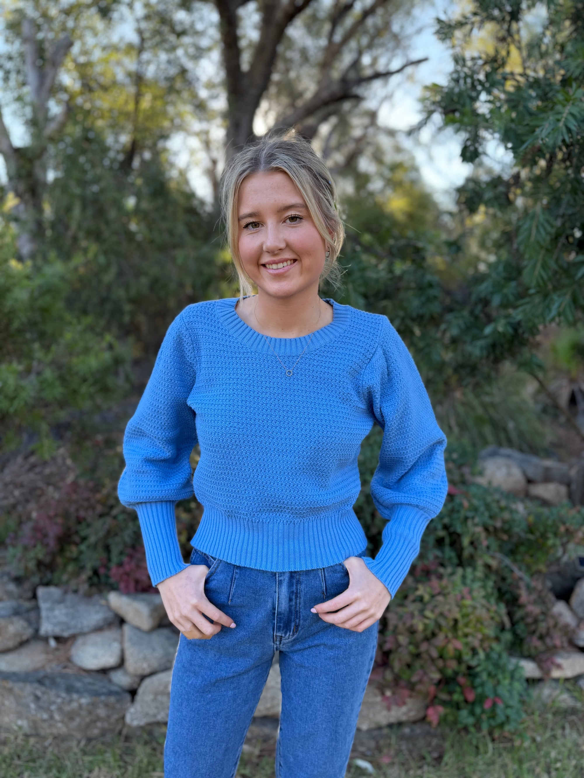 Blue Knit jumper