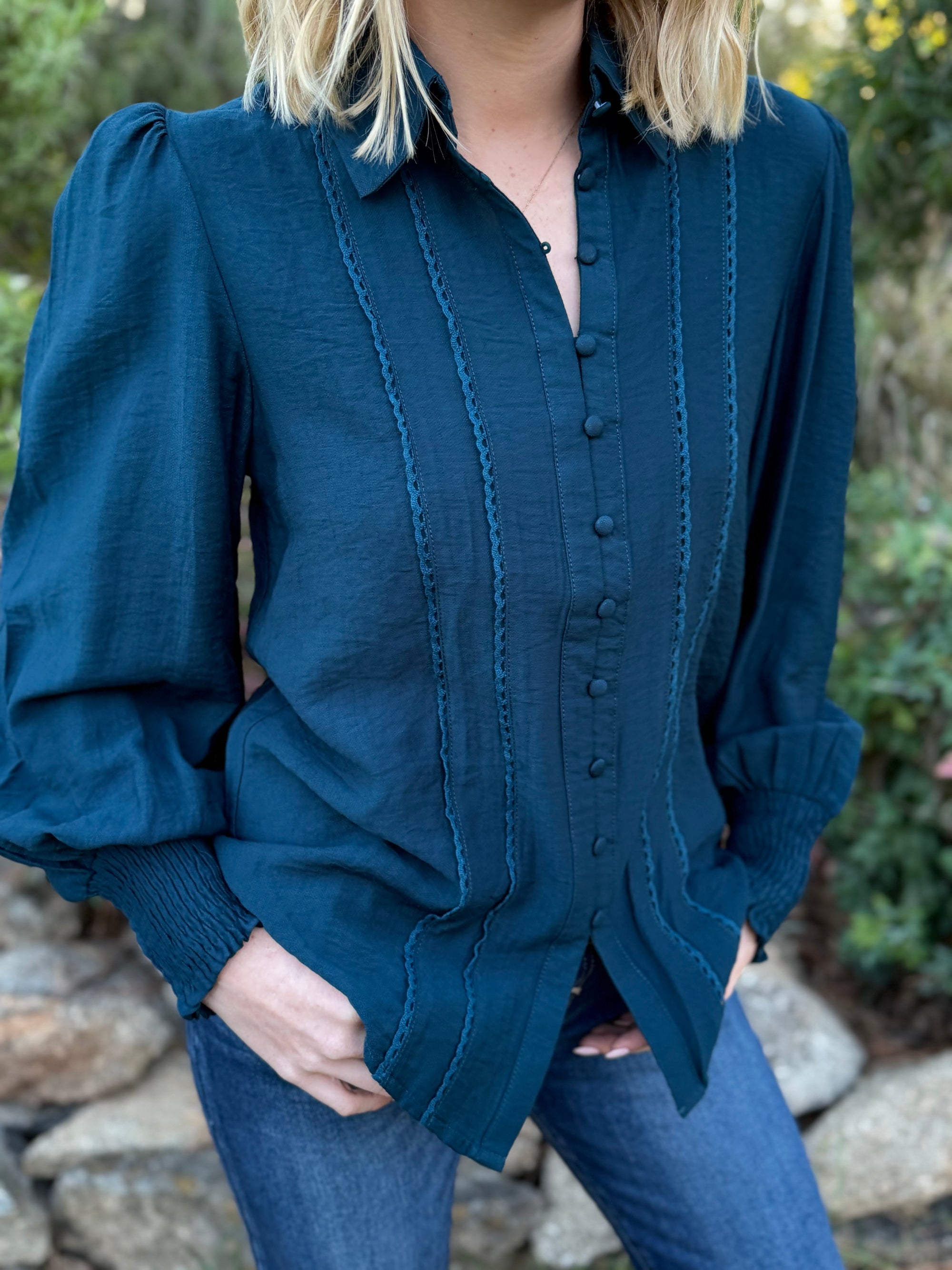 Sunday Teal Shirt