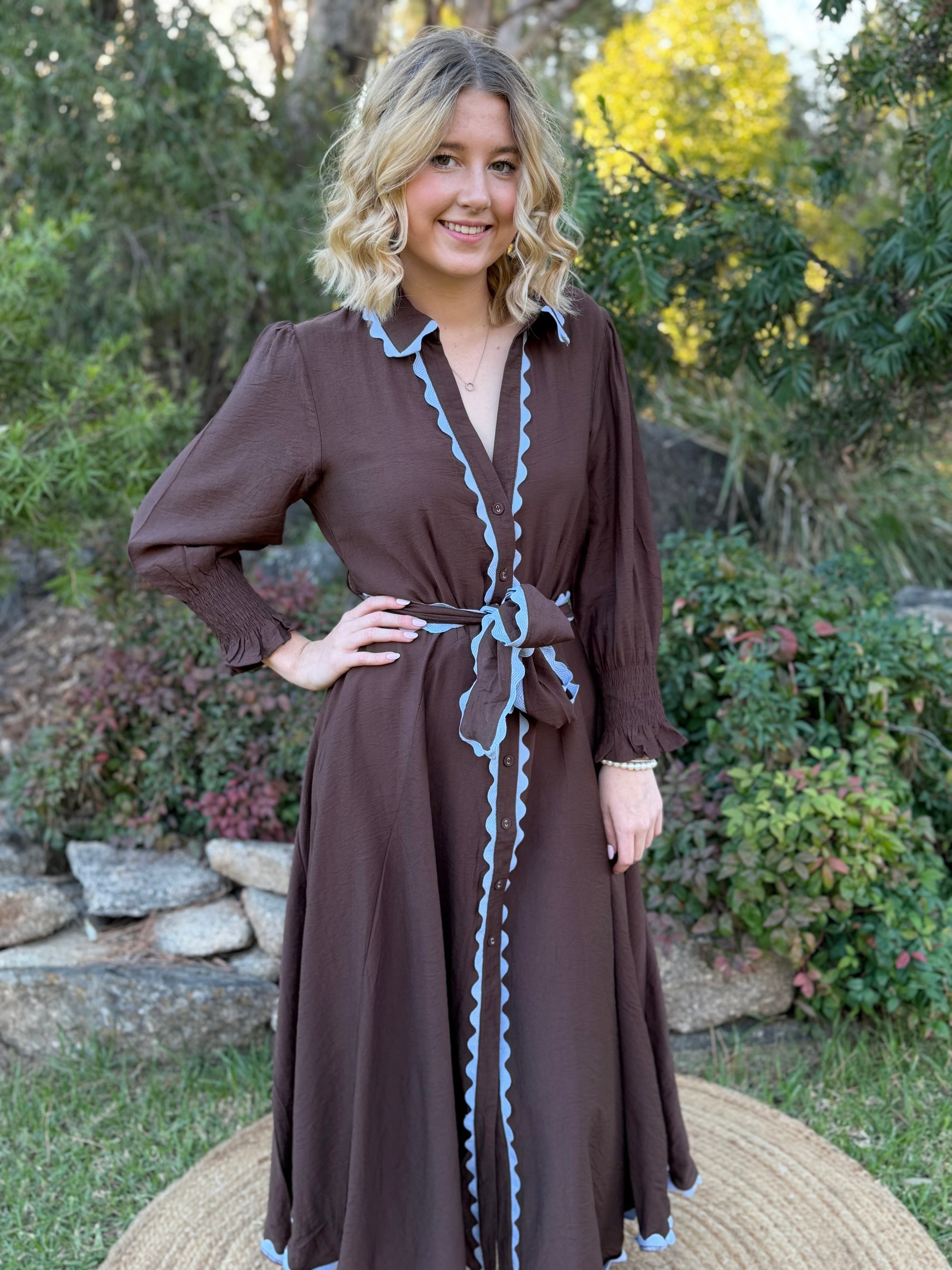 Mocha Belle Midi Dress