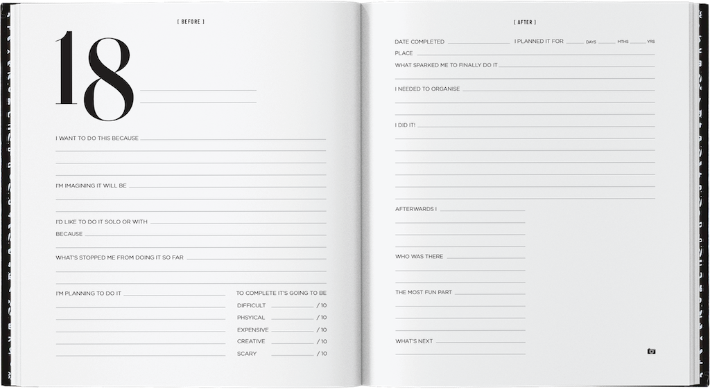 My Bucket List Journal