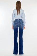 WESTERN HIGH RISE FRAYED HEM FLARE-KC7858M