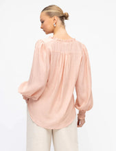Alice Peasant Top - Pink