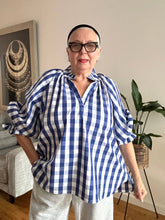 Gingham Top - 914 - Blue