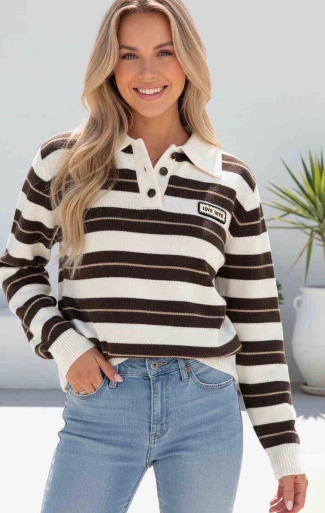 Love Luxe Stripe Knit