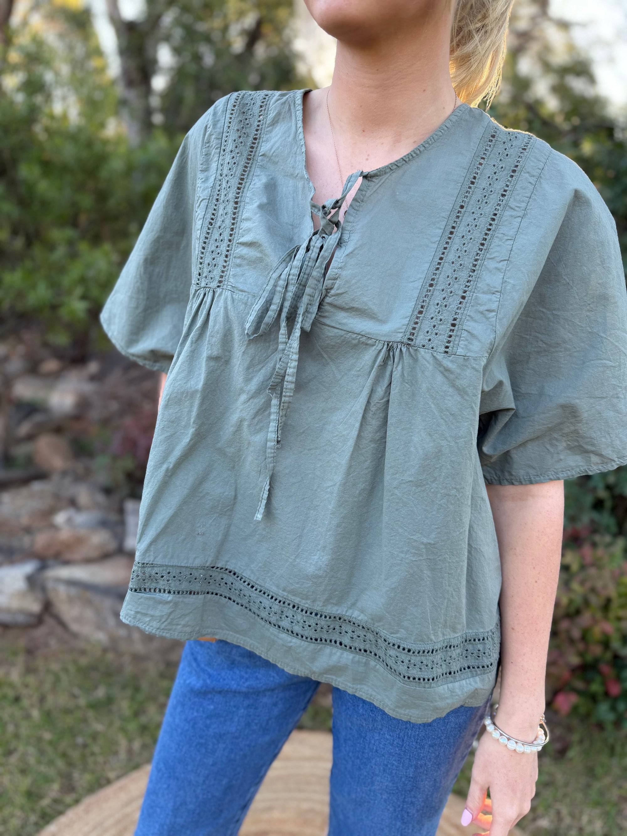 Blair Top - Sage