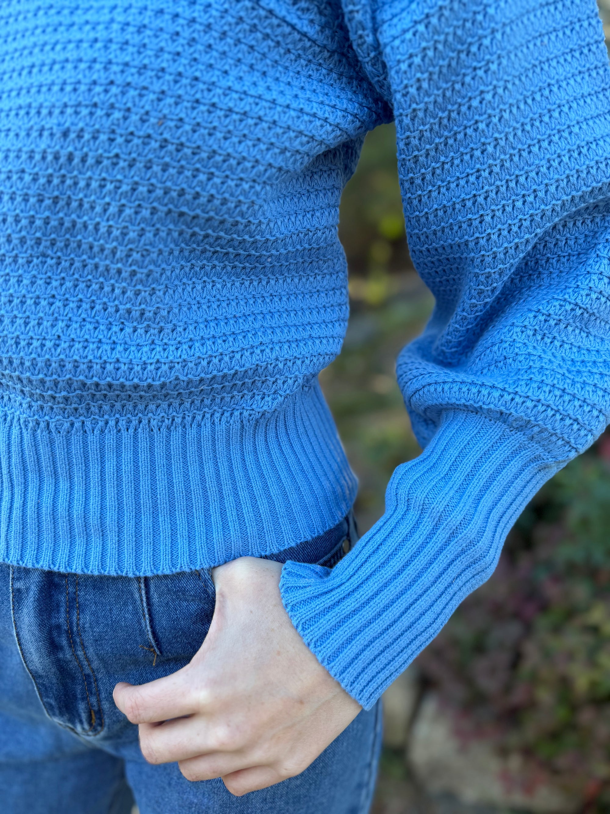 Blue Knit jumper