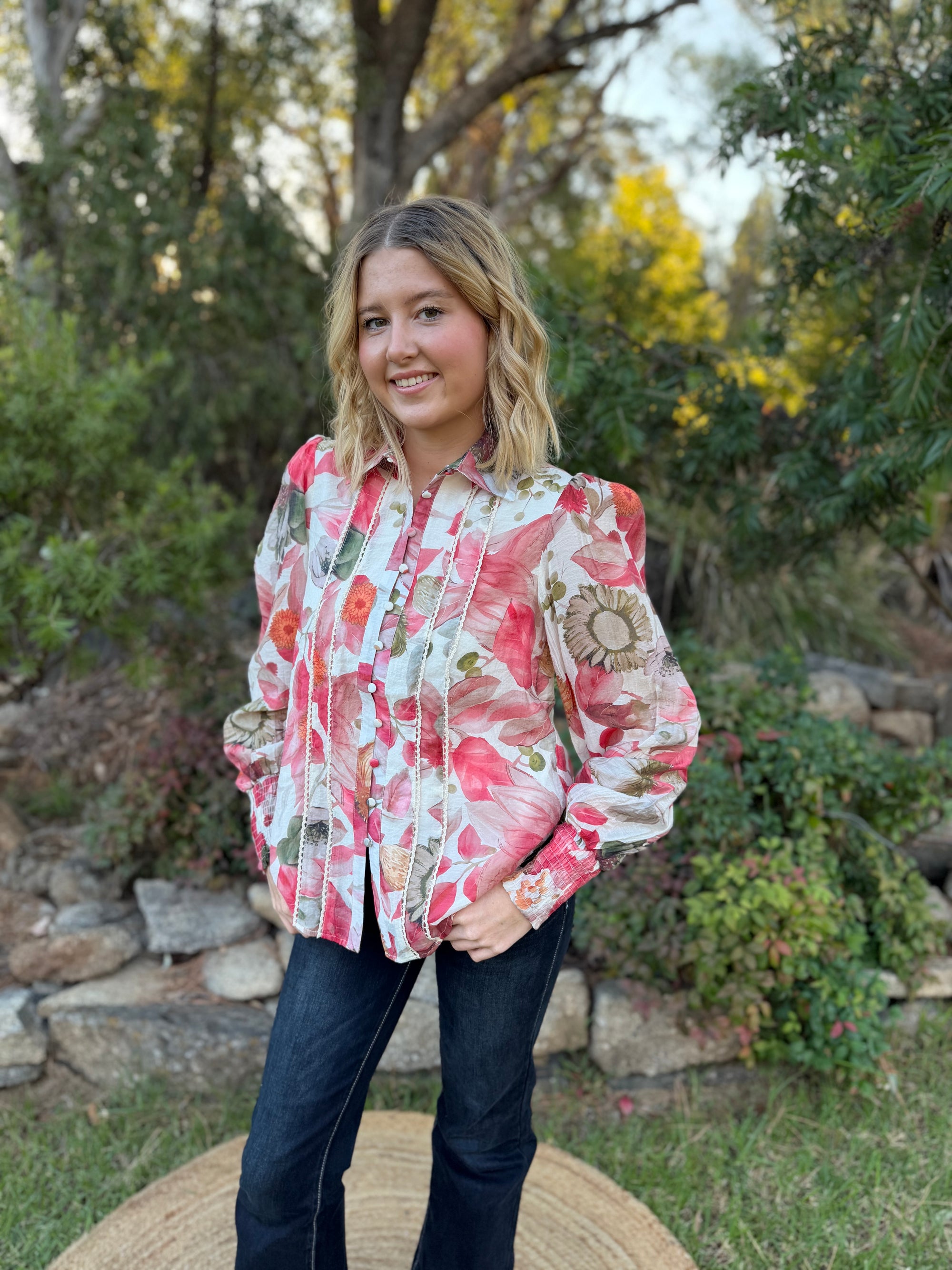 Blush Garden Top