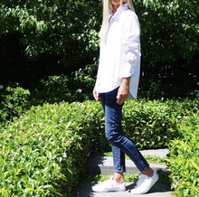 Lottie White Cotton Poplin Ladies Shirt