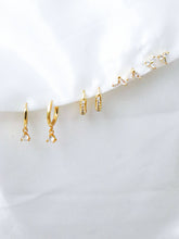 Summer 18K Gold Stacker Earring Set