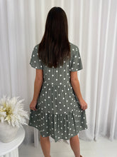 Polka Dot Dress - Sage