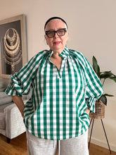 Gingham Top - 914 - Green
