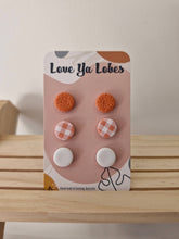 Olivia Triple Stud Packs: Pumpkin Mix / Floral