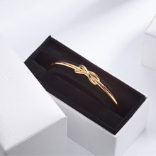 Double Infinity Cuff Bangle MYJS Gold Plated