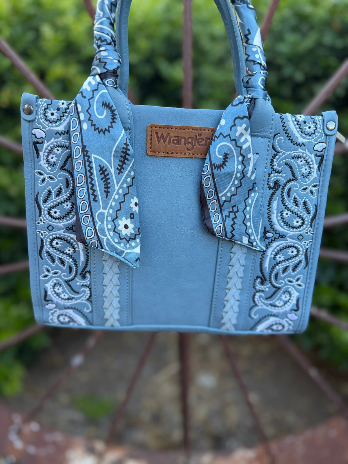 Wrangler Paisley Print Tote Crossbody