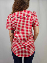 MK611 SL Button Down Shirt - Red Gingham