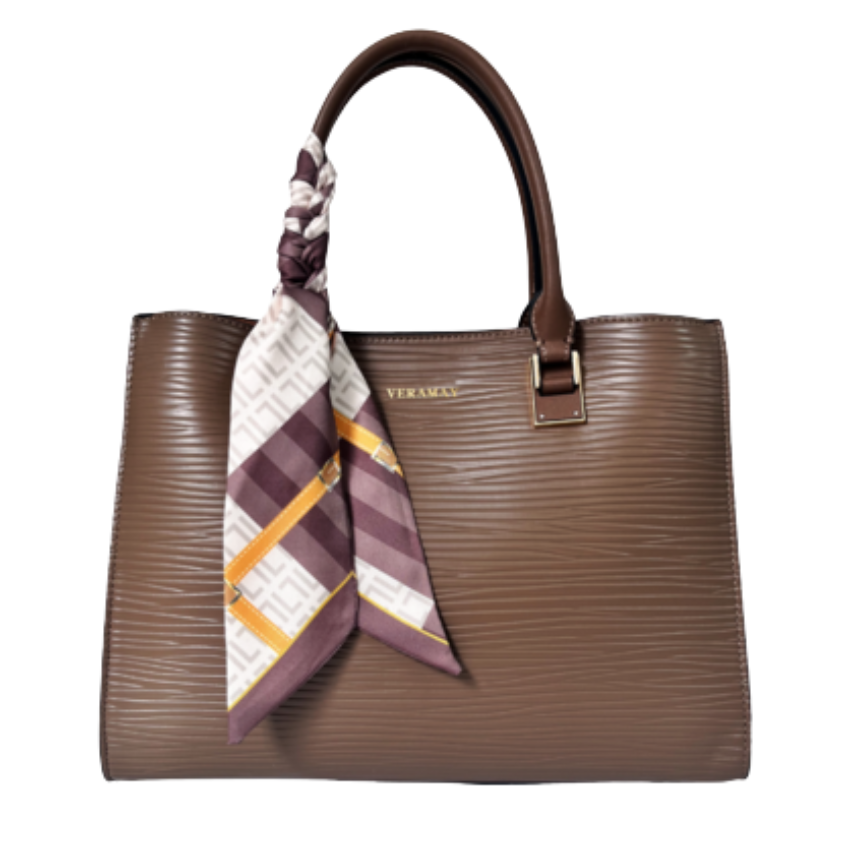 Alho Khaki Vera May Vegan Leather Handbag