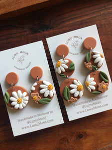 Earthy Floral Earrings