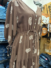 Paisley Brown Maxi Dress