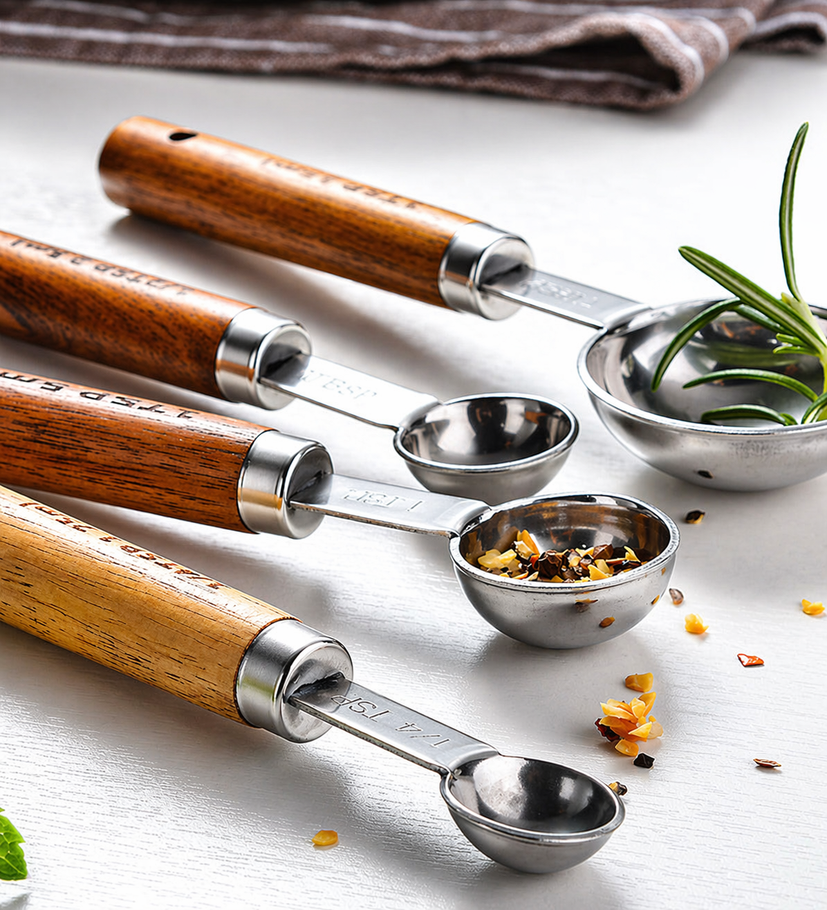 Silver Stainless Steel Measuring Cups