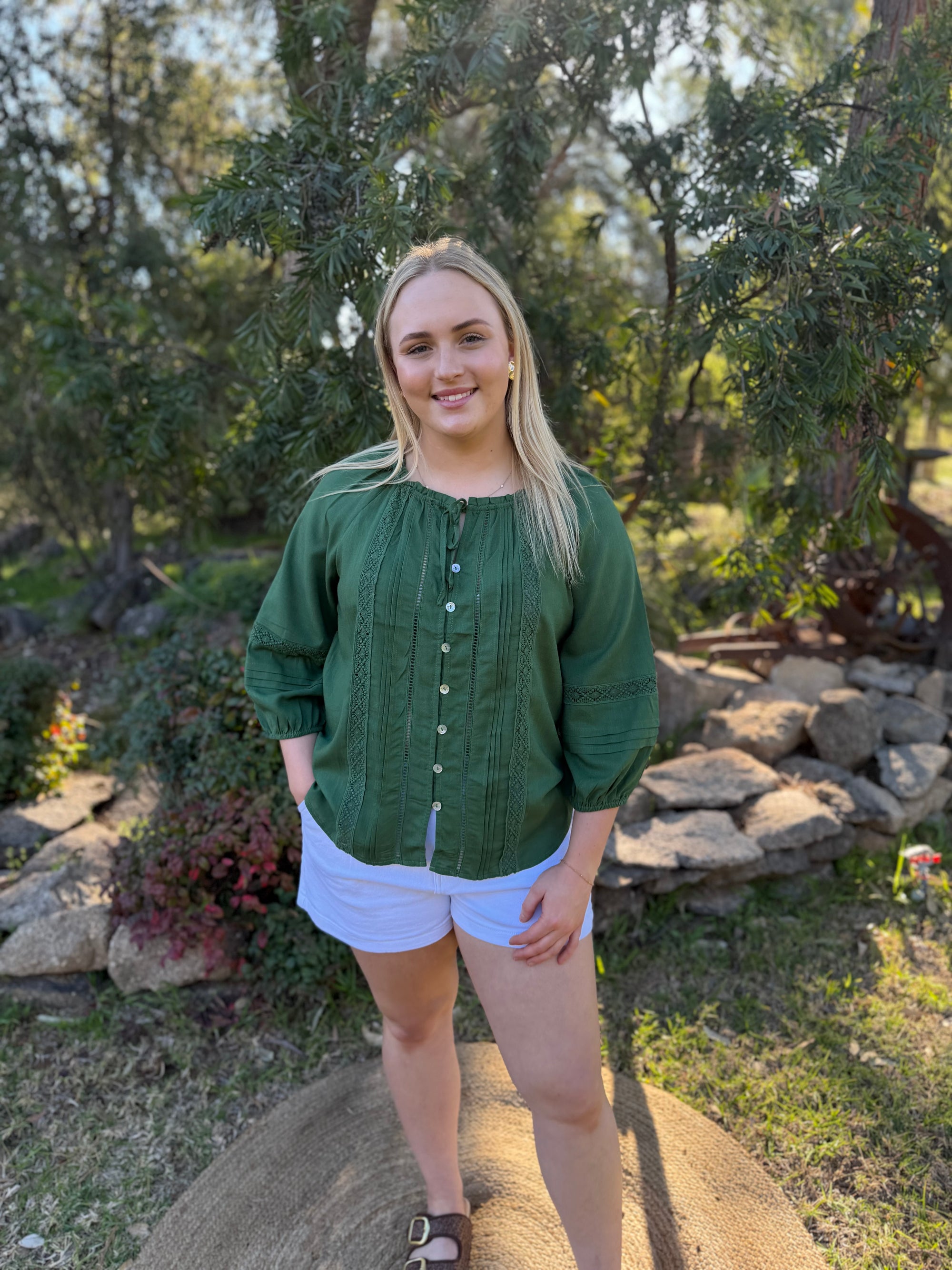 The Sage Country Blouse