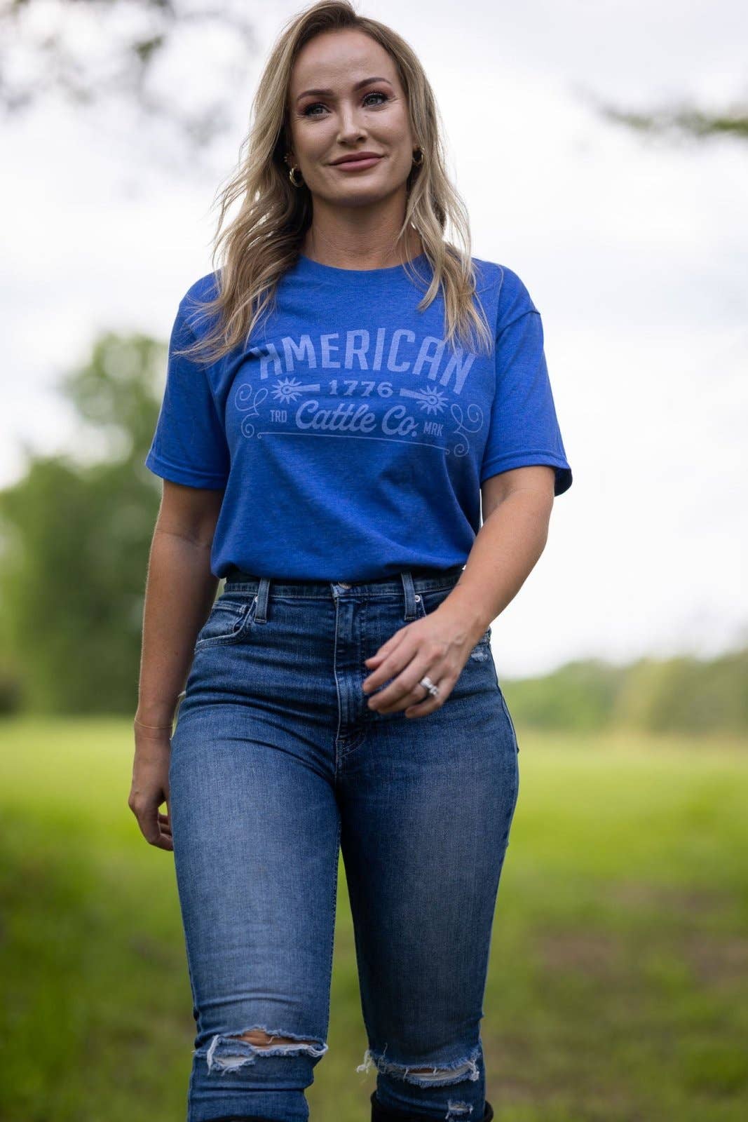 Western Tee: Sage / LG
