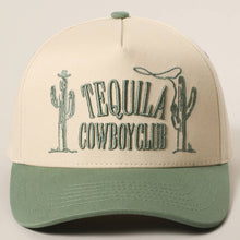 TEQUILA COWBOY CLUB 3D Embroidery Two-Tone Trucker Hat