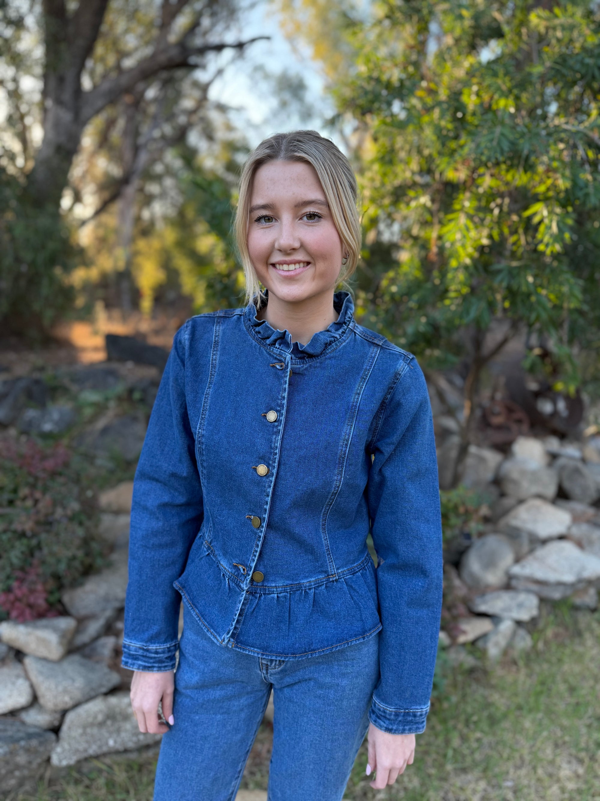 Denim Jacket CGJ18 frill