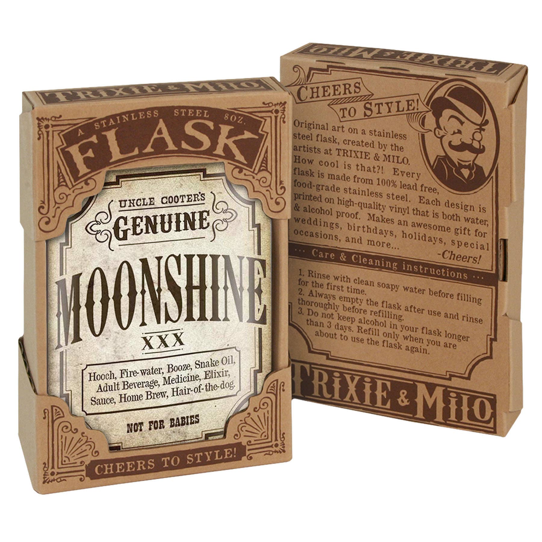 Flask - Genuine Moonshine