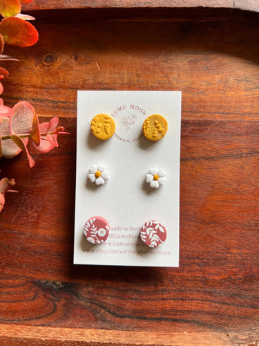 Floral Stud Pack
