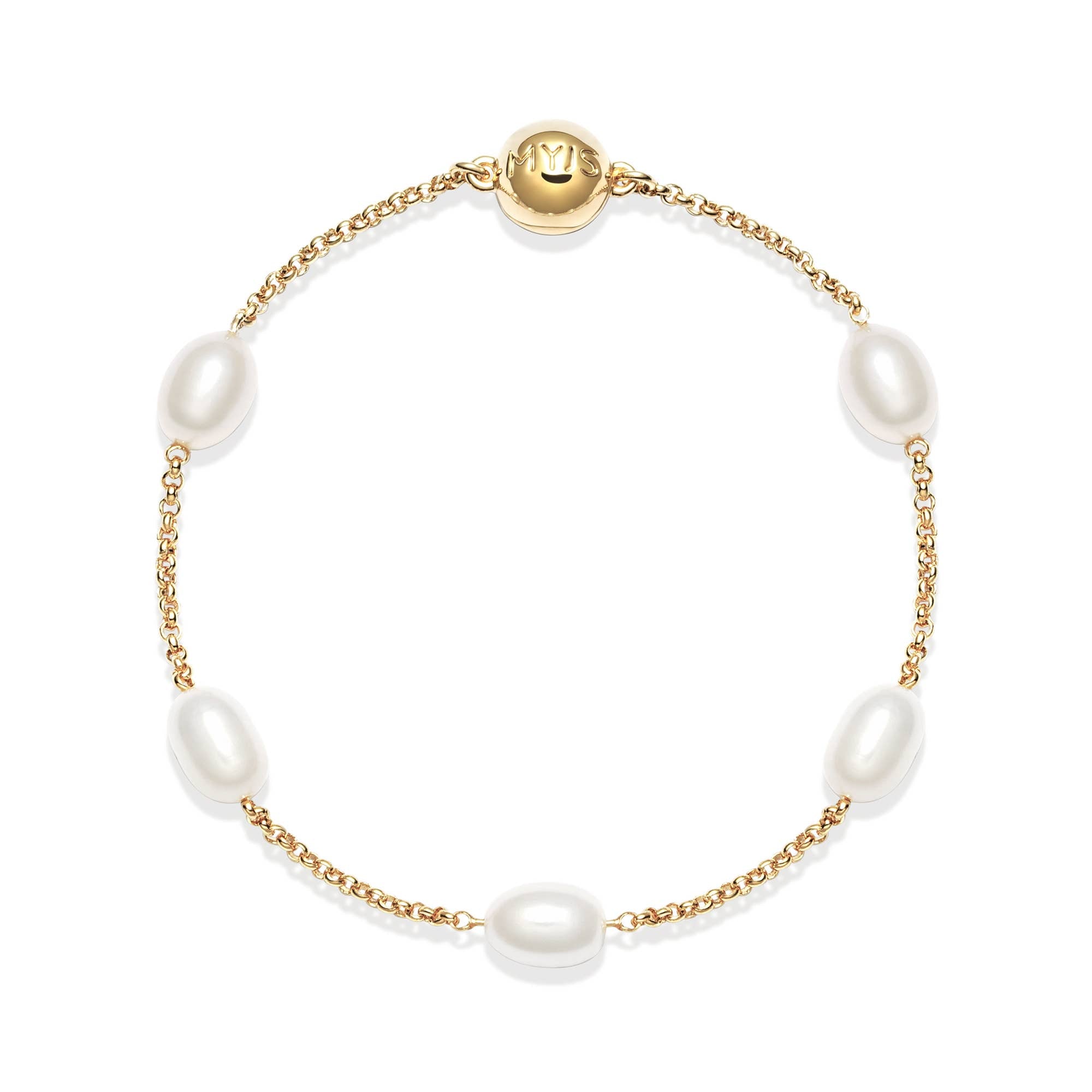 Interlude Small Freshwater Pearl Bracelet Freshwa|3-1140-G