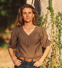 TESS BLOUSE - DRIFTWOOD