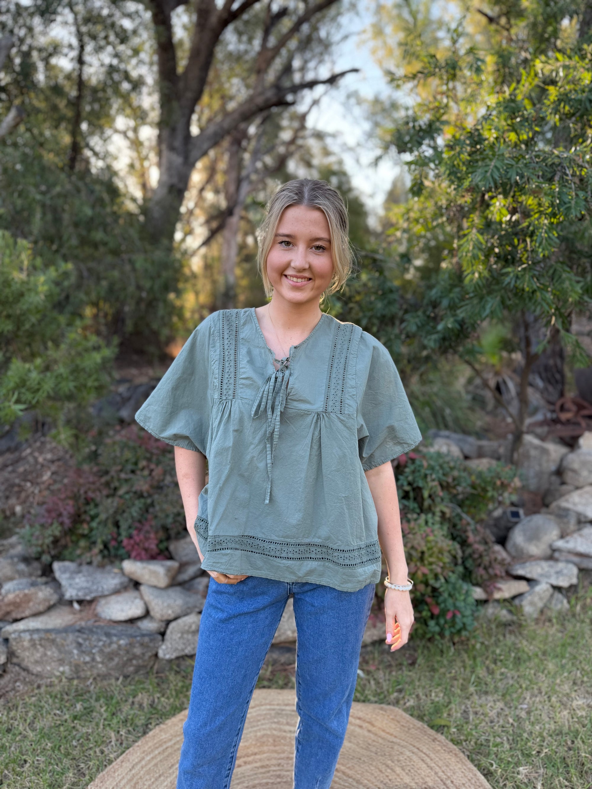 Blair Top - Sage